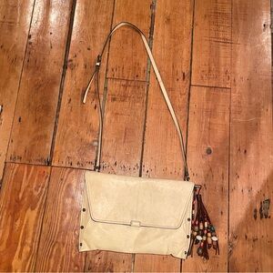 FRYE AND CO. Boho Crossbody Bag with Beaded Accent